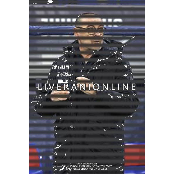 Lione 26.02.2020 Groupama Stadium Olympique Lione vs Juventus Champions League 2019/2020 ©Viganti/Agenzia Aldo Liverani Nella foto: maurizio sarri©Viganti / AGENZIA ALDO LIVERANI SAS