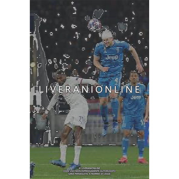 Lione 26.02.2020 Groupama Stadium Olympique Lione vs Juventus Champions League 2019/2020 ©Viganti/Agenzia Aldo Liverani Nella foto: matthijs de ligt e karl toko ecambi ©Viganti / AGENZIA ALDO LIVERANI SAS