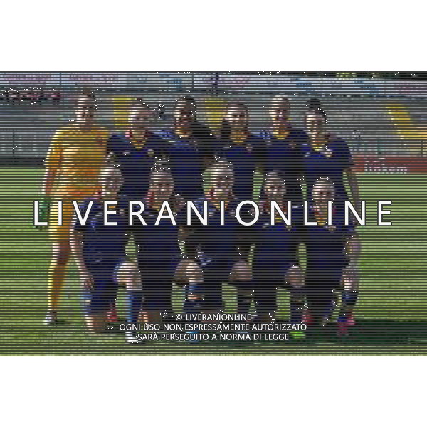 Calcio Coppa Italia Femminile 2019/2020 Roma, Italia 26/02/2020 Roma Women vs San Marino Academy Nella foto: AS Roma W FOTO CLAUDIO BOSCO-ALESSIO MARINI-AG ALDO LIVERANI SAS