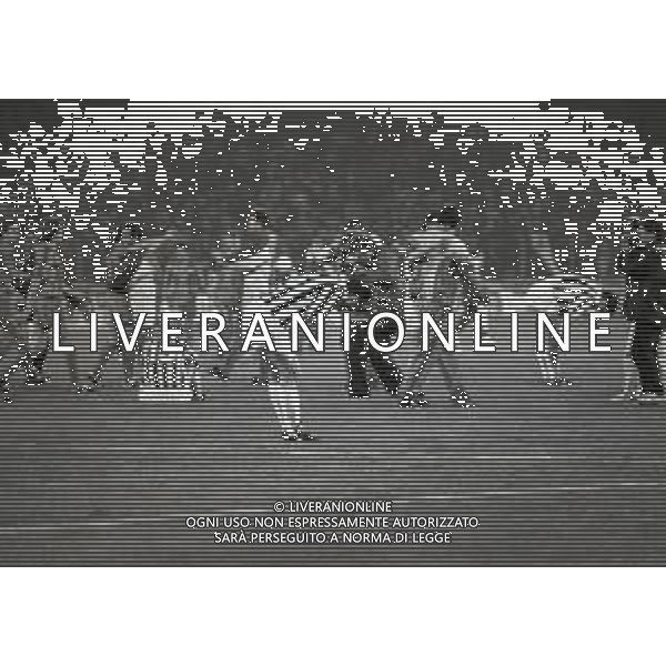 24-04-1991 TORINO COPPA DELLE COPPE SEMIFINALE DI RITORNO JUVENTUS BARDELLONA 1-0 NELLA FOTO ROBERTO BAGGIO E SALVATORE SCHILLACI AG ALDO LIVERANI SAS