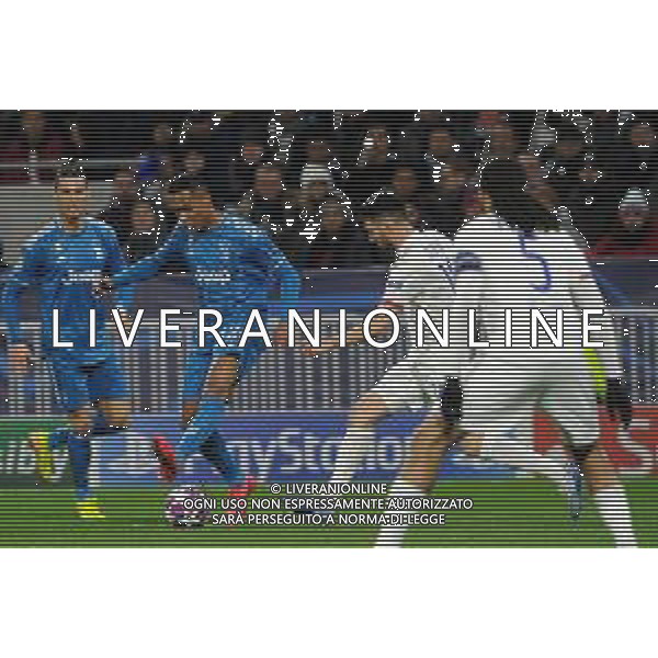Lione 26.02.2020 Groupama Stadium Olympique Lione vs Juventus Champions League 2019/2020 ©Viganti/Agenzia Aldo Liverani Nella foto: alex sandro ©Viganti