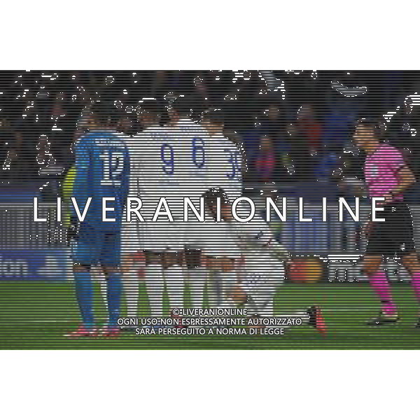 Lione 26.02.2020 Groupama Stadium Olympique Lione vs Juventus Champions League 2019/2020 ©Viganti/Agenzia Aldo Liverani Nella foto: la barriera del lione ©Viganti
