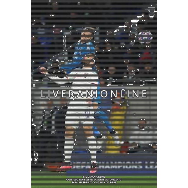 Lione 26.02.2020 Groupama Stadium Olympique Lione vs Juventus Champions League 2019/2020 ©Viganti/Agenzia Aldo Liverani Nella foto: adrien rabiot e tousart ©Viganti