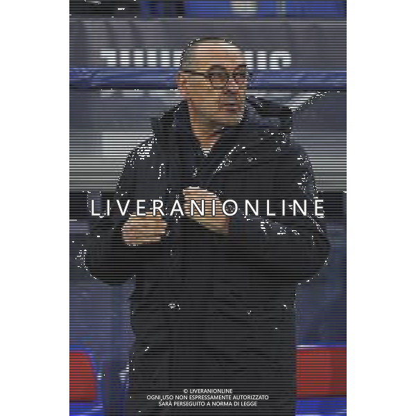 Lione 26.02.2020 Groupama Stadium Olympique Lione vs Juventus Champions League 2019/2020 ©Viganti/Agenzia Aldo Liverani Nella foto: maurizio sarri ©Viganti