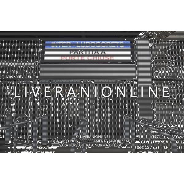 Stadio San Siro partita a porte chiuse Inter vs Ludogorets UEFA Europa League sedicesimi di finale - gara di ritorno Milano 27-02-2020 Stadio Giuseppe Meazza - San Siro foto Roberto Garavaglia - ag. Aldo Liverani sas