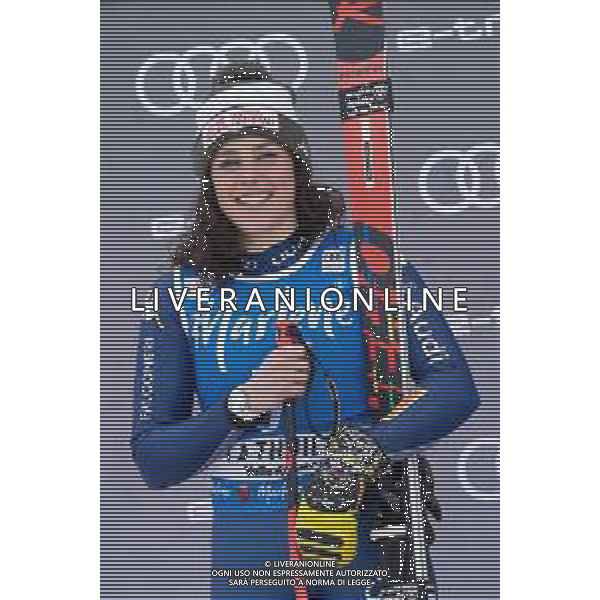 Sci Alpino La Thuile, Italia 29/02/2020 Coppa del Mondo - Super G Femminile Nella foto: BRIGNONE Federica (ITA) 2nd CLASSIFIED