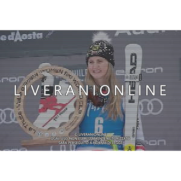 Sci Alpino La Thuile, Italia 29/02/2020 Coppa del Mondo - Super G Femminile Nella foto: ORTLIEB Nina (AUT) 1st CLASSIFIED FOTO SERGIO BISI-ALESSIO MARINI-AG ALDO LIVERANI SAS