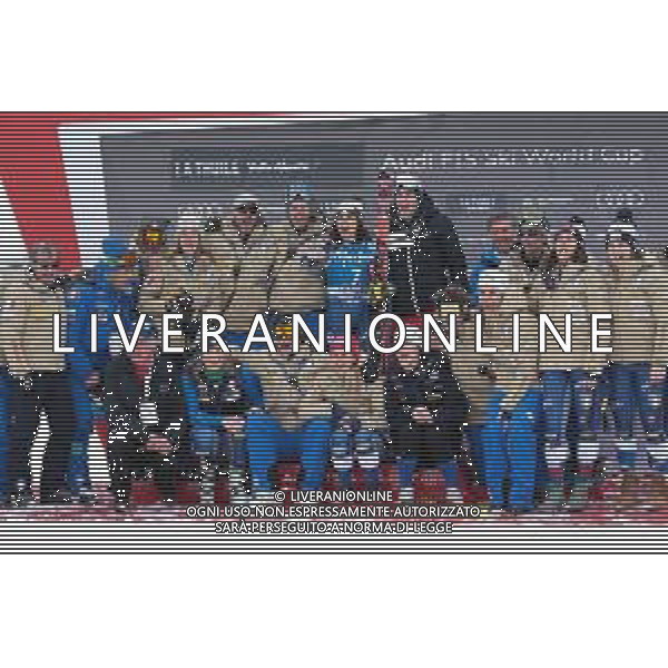 Sci Alpino La Thuile, Italia 29/02/2020 Coppa del Mondo - Super G Femminile Nella foto: Team Italia FOTO SERGIO BISI-ALESSIO MARINI-AG ALDO LIVERANI SAS