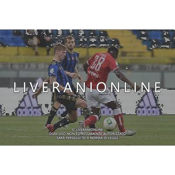 Campionato di Calcio Serie B 2019/2020 Pisa, Italia 29/02/2020 Pisa vs Perugia Nella foto: Il match winner Luca Vido (Pi) contrstato da Christian Kouan Oulai (Pe) FOTO GABRIELE MASOTTI-ALESSIO MARINI-AG ALDO LIVERANI SAS