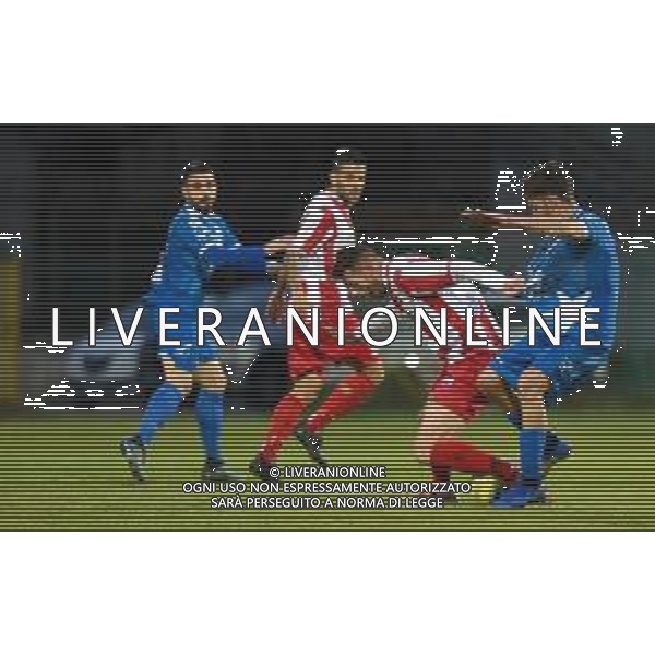Campionato di Calcio Serie C - Lega Pro 2019/2020 Pagani, Italia 01/03/2020 Paganese vs Teramo Nella foto: Aniello Panariello (2) Paganese Calcio 1926 e Simone Magnaghi (9) Teramo Calcio 1913 duello a centrocampo FOTO ANDREA D\'AMICO-ALESSIO MARINI-AG ALDO LIVERANI SAS