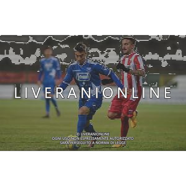 Campionato di Calcio Serie C - Lega Pro 2019/2020 Pagani, Italia 01/03/2020 Paganese vs Teramo Nella foto: Danilo Gaeta (7) Paganese Calcio 1926 tallonato da Riccardo Cappa (23) Teramo Calcio 1913 FOTO ANDREA D\'AMICO-ALESSIO MARINI-AG ALDO LIVERANI SAS