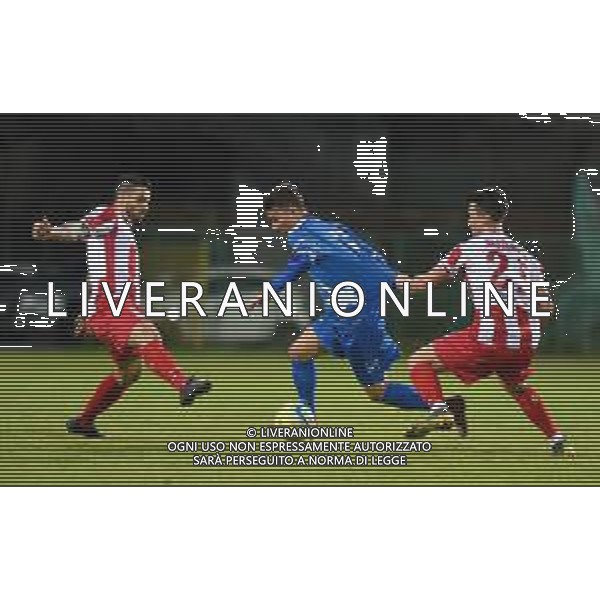 Campionato di Calcio Serie C - Lega Pro 2019/2020 Pagani, Italia 01/03/2020 Paganese vs Teramo Nella foto: Riccardo Cappa (23) Teramo Calcio 1913 trattiene Danilo Gaeta (7) Paganese Calcio 1926 FOTO ANDREA D\'AMICO-ALESSIO MARINI-AG ALDO LIVERANI SAS