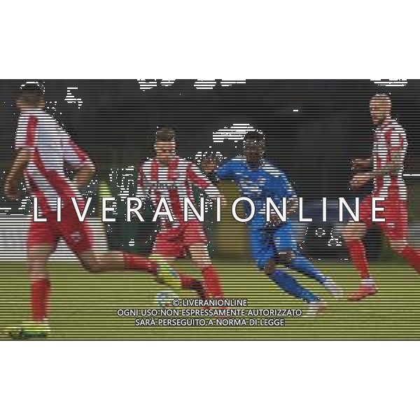 Campionato di Calcio Serie C - Lega Pro 2019/2020 Pagani, Italia 01/03/2020 Paganese vs Teramo Nella foto: Alberto Tentardini (3) Teramo Calcio 1913 tallonato da Abou Diop (11) Paganese Calcio 1926 FOTO ANDREA D\'AMICO-ALESSIO MARINI-AG ALDO LIVERANI SAS
