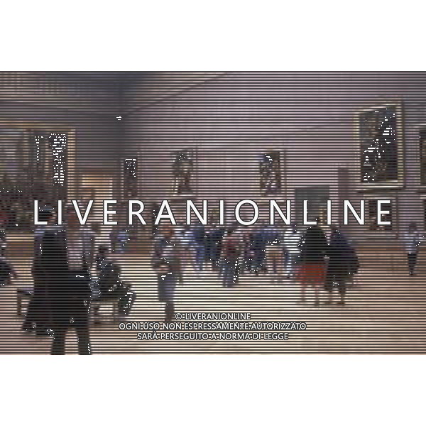 VEDUTA INTERNO DEL MUSEO DEL LOUVRE A PARIGI, IN FRANCIA 1985 - RETROSPETTIVA ©Archivio Giovanni Liverani / ARCHIVIO GIOVANNI LIVERANI SAS
