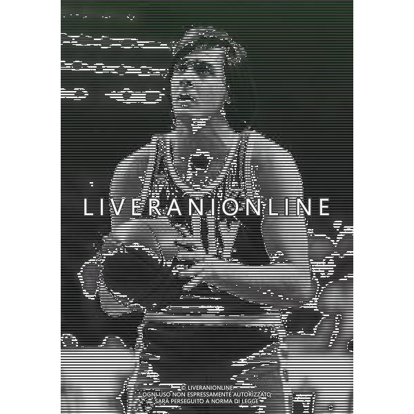 RETROSPETTIVA ROBERTO PREMIER BASKET NELLA FOTO ROBERTO PREMIER CON LA MAGLIA DEL BILLY MILANO BASKET AG ALDO LIVERANI SAS