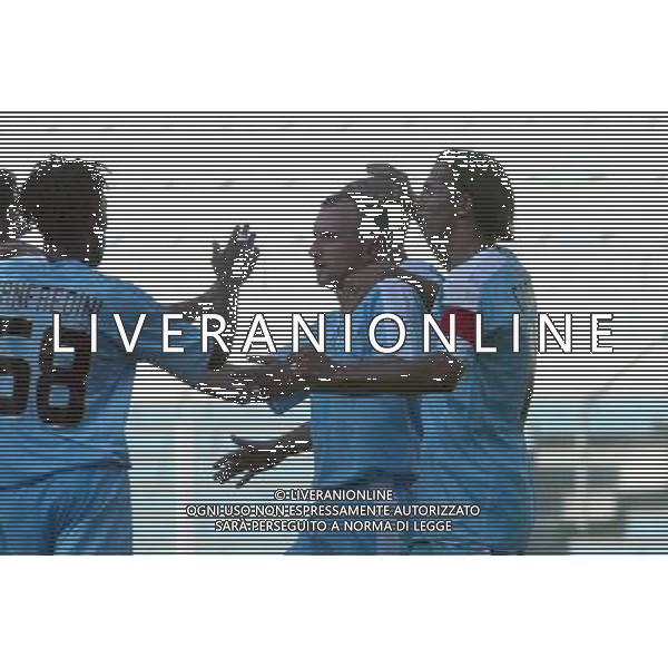 PRELIMINARI DI COPPA UEFA LAZIO-TAMPERE 17/07/2005 NELLA FOTO ABBRACCI LAZIO AGENZIA ALDO LIVERANI