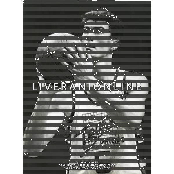 RETROSPETTIVA BARGNA FAUSTO BASKET NELLA FOTO BAGNA FAUSTO CON LA MAGLIA DELLA TRACER MILANO AG ALDO LIVERANI SAS
