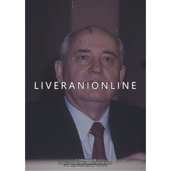 RETROSPETTIVA MIKHAIL GORBACIOV POLITICO NELLA FOTO MIKHAIL GORBACIOV AG ALDO LIVERANI SAS
