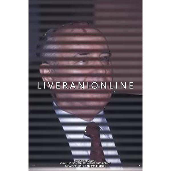 RETROSPETTIVA MIKHAIL GORBACIOV POLITICO NELLA FOTO MIKHAIL GORBACIOV AG ALDO LIVERANI SAS