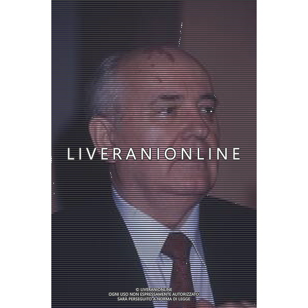 RETROSPETTIVA MIKHAIL GORBACIOV POLITICO NELLA FOTO MIKHAIL GORBACIOV AG ALDO LIVERANI SAS