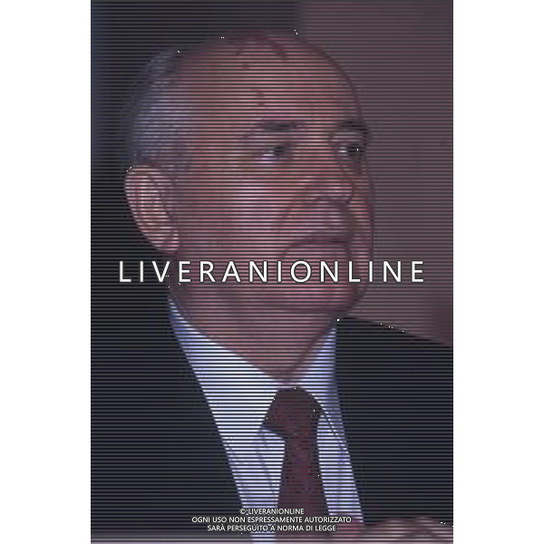 RETROSPETTIVA MIKHAIL GORBACIOV POLITICO NELLA FOTO MIKHAIL GORBACIOV AG ALDO LIVERANI SAS