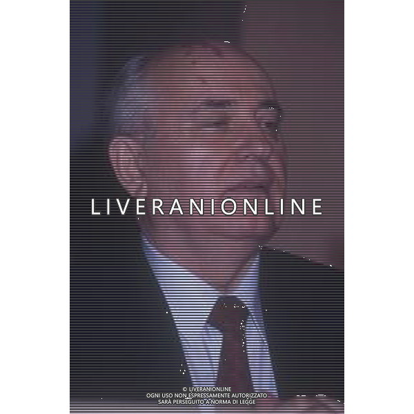 RETROSPETTIVA MIKHAIL GORBACIOV POLITICO NELLA FOTO MIKHAIL GORBACIOV AG ALDO LIVERANI SAS