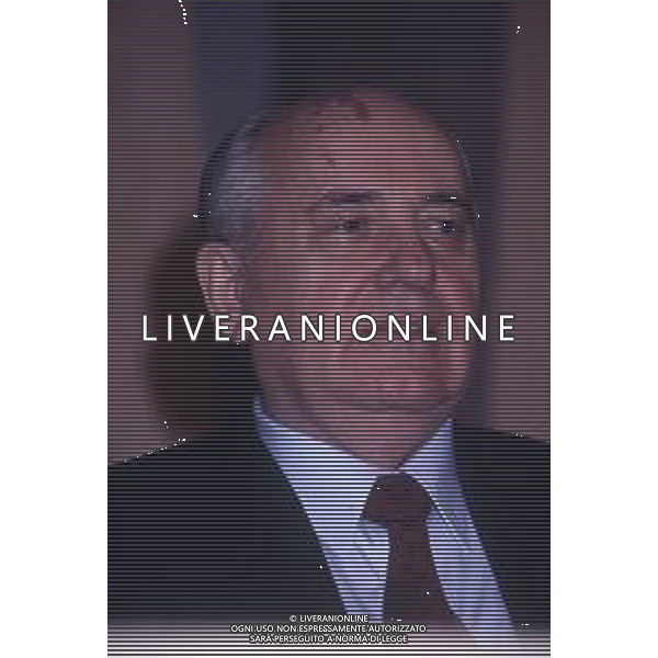 RETROSPETTIVA MIKHAIL GORBACIOV POLITICO NELLA FOTO MIKHAIL GORBACIOV AG ALDO LIVERANI SAS
