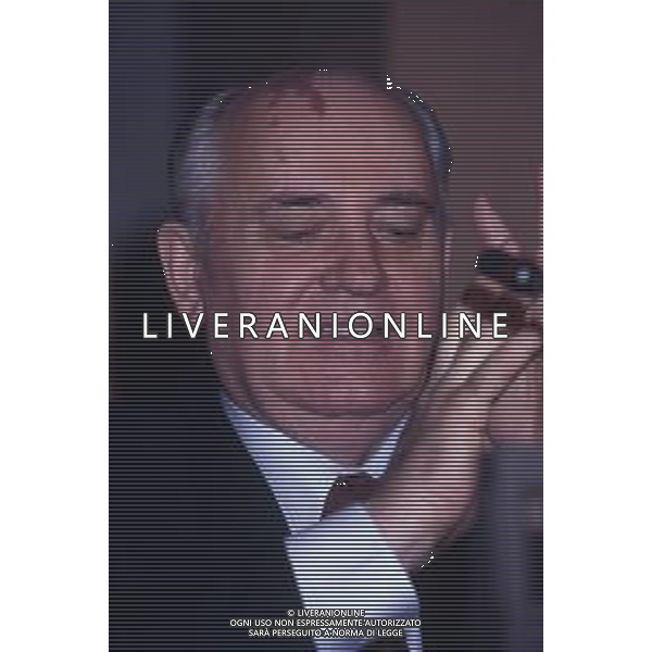 RETROSPETTIVA MIKHAIL GORBACIOV POLITICO NELLA FOTO MIKHAIL GORBACIOV AG ALDO LIVERANI SAS