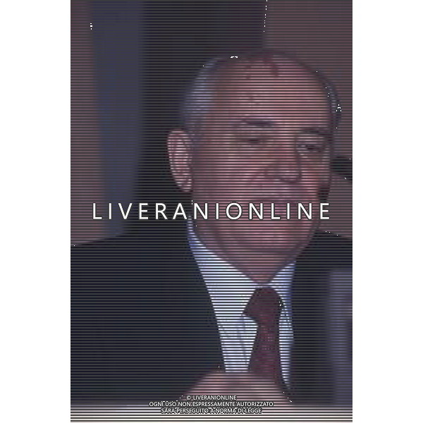 RETROSPETTIVA MIKHAIL GORBACIOV POLITICO NELLA FOTO MIKHAIL GORBACIOV AG ALDO LIVERANI SAS