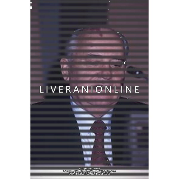 RETROSPETTIVA MIKHAIL GORBACIOV POLITICO NELLA FOTO MIKHAIL GORBACIOV AG ALDO LIVERANI SAS