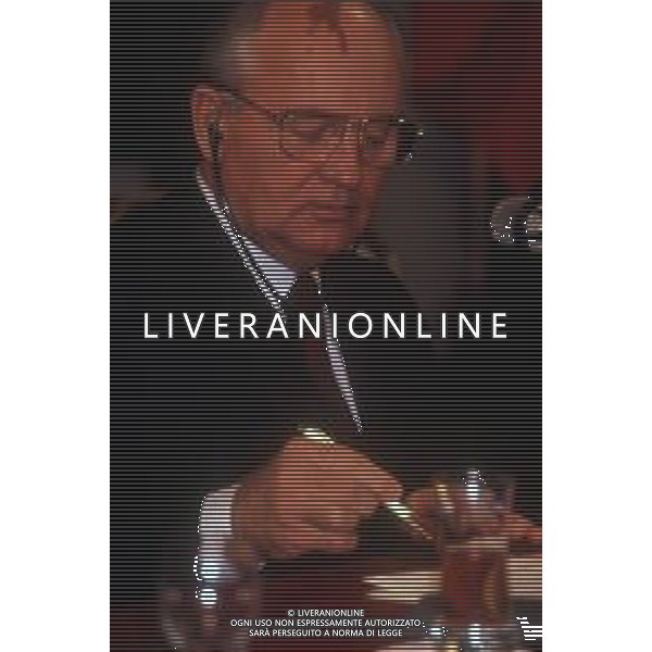 RETROSPETTIVA MIKHAIL GORBACIOV POLITICO NELLA FOTO MIKHAIL GORBACIOV AG ALDO LIVERANI SAS