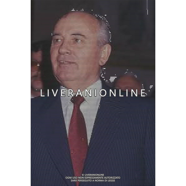 RETROSPETTIVA MIKHAIL GORBACIOV POLITICO NELLA FOTO MIKHAIL GORBACIOV AG ALDO LIVERANI SAS