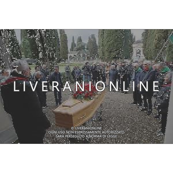 IMOLA 04 02 2020 FUNERALE DI BRUNO SOLAROLI EX SINDACO DI IMOLA CIMITERO PIRATELLO DISCORSO DI GABRIO SALIERI PRESIDENTE ANPI IMOLA ©SANNA / AGENZIA ALDO LIVERANI SAS