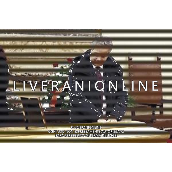 IMOLA 04 02 2020 FUNERALE DI BRUNO SOLAROLI EX SINDACO DI IMOLA SENATORE DELLA LEGA FRANCO TONELLI ©SANNA / AGENZIA ALDO LIVERANI SAS