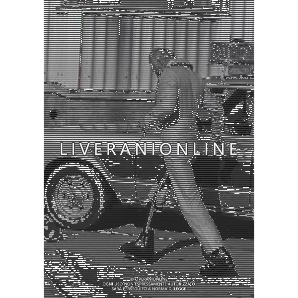 RETROSPETTIVA GIANNI AGNELLI INDUSTRIALE 1975 SANKT MORITZ GIANNI AGNELLI IL SUO ARRIVO ALL\'AEROPORTO AG ALDO LIVERANI SAS