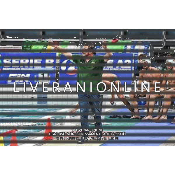 Pallanuoto Euro Cup 2019/2020 Siracusa, Italia 04/03/2020 Ortigia vs CSM DIGI Oradea Nella foto: esultanza Sterfano Piccardo( C.C. Ortigia) FOTO MARIA NAGELA CINARDO-A MARINI-AG ALDO LIVERANI
