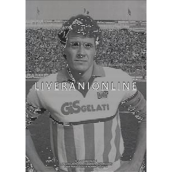 11-03-1984 CREMONA- CAMPIONATO DI CALCIO SERIE B CREMONESE PESCARA 2-3 NELLA FOTO ADRIANO POLENTA AG ALDO LIVERANI SAS
