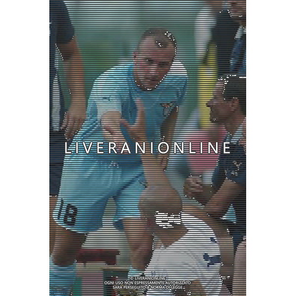 Roma 17/07/2005 Lazio-Tampere United Intertoto Cup Nella foto: Rocchi Tommaso con Di Canio Paolo.* Ph Gianni Nucci/Agenzia Aldo Liverani