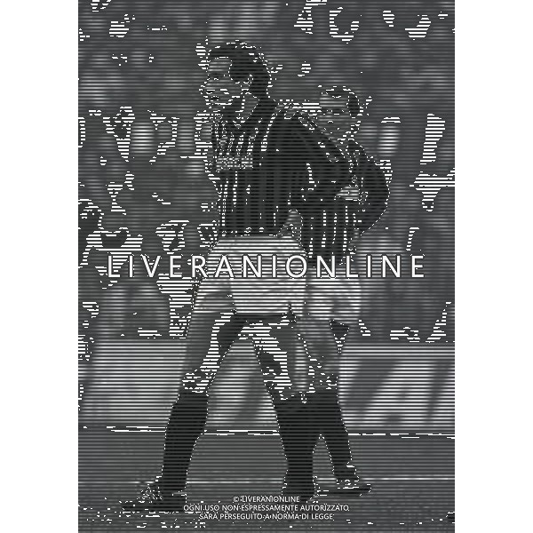 02-01-1983 MILANO CAMPIONATO DI CALCIO SERIE B MILAN REGGIANA 3-0 NELLA FOTO OSCAR DAMIANI AG ALDO LIVERANI SAS