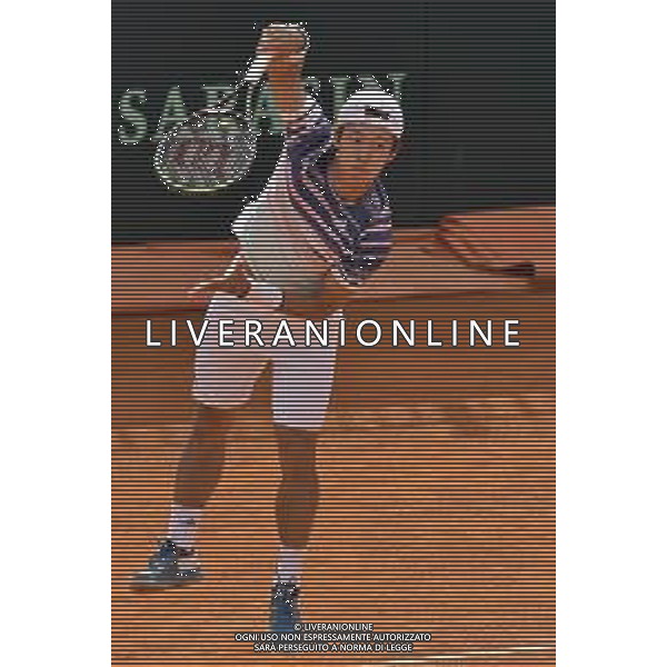 06-03-2020-PLAYOFF COPPA DAVIS ITALIA COREA DEL SUD, ITALIA, SARDEGNA, CAGLIARI, TENNIS CLUB MONTE URPINU. SINGOLO. NELLA FOTO: DUNKHEE LEE COREA DEL SUD. SALVATORE MOI/AGENZIA ALDO LIVERANI SAS.