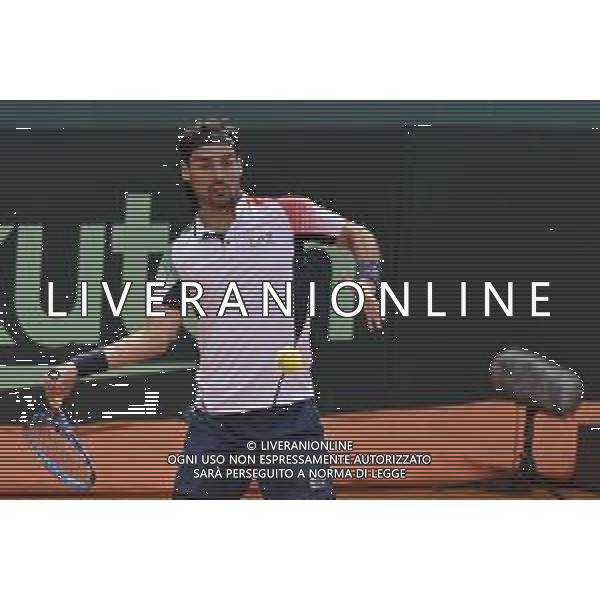 06-03-2020-PLAYOFF COPPA DAVIS ITALIA COREA DEL SUD, ITALIA, SARDEGNA, CAGLIARI, TENNIS CLUB MONTE URPINU. SINGOLO. NELLA FOTO: FABIO FOGNINI, ITALIA. SALVATORE MOI/AGENZIA ALDO LIVERANI SAS.