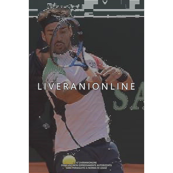 06-03-2020-PLAYOFF COPPA DAVIS ITALIA COREA DEL SUD, ITALIA, SARDEGNA, CAGLIARI, TENNIS CLUB MONTE URPINU. SINGOLO. NELLA FOTO: FABIO FOGNINI, ITALIA. SALVATORE MOI/AGENZIA ALDO LIVERANI SAS.