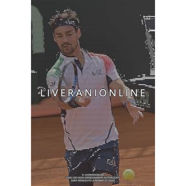 06-03-2020-PLAYOFF COPPA DAVIS ITALIA COREA DEL SUD, ITALIA, SARDEGNA, CAGLIARI, TENNIS CLUB MONTE URPINU. SINGOLO. NELLA FOTO: FABIO FOGNINI, ITALIA. SALVATORE MOI/AGENZIA ALDO LIVERANI SAS.
