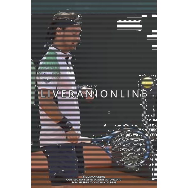 06-03-2020-PLAYOFF COPPA DAVIS ITALIA COREA DEL SUD, ITALIA, SARDEGNA, CAGLIARI, TENNIS CLUB MONTE URPINU. SINGOLO. NELLA FOTO: FABIO FOGNINI, ITALIA. SALVATORE MOI/AGENZIA ALDO LIVERANI SAS.