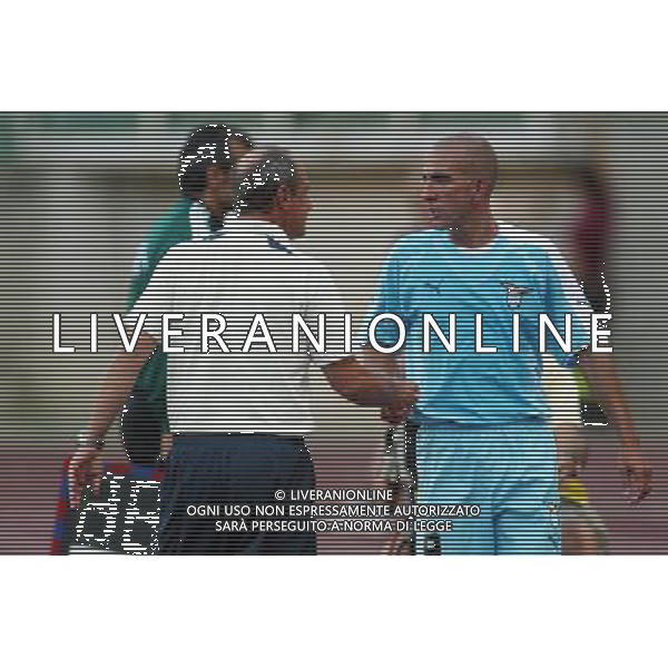Roma 17/07/2005 Lazio-Tampere United Intertoto Cup Nella foto: Rossi Delio con DI Canio Paolo.* Ph Gianni Nucci/Agenzia Aldo Liverani