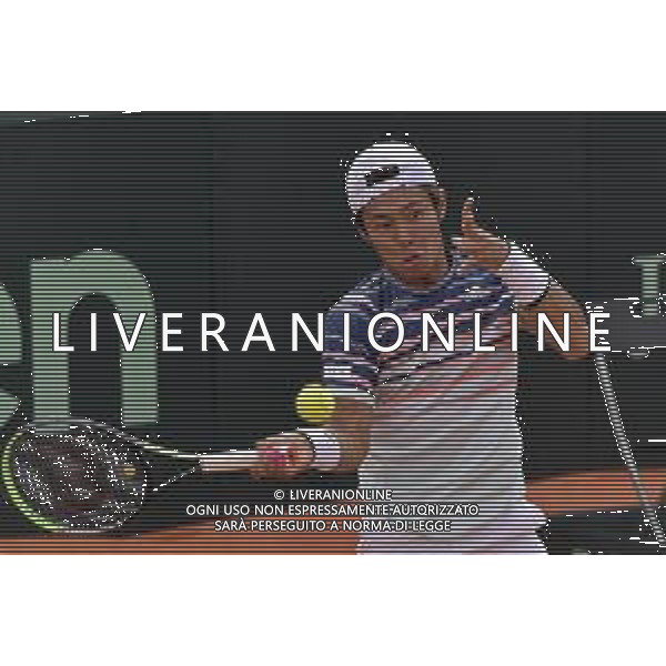 06-03-2020-PLAYOFF COPPA DAVIS ITALIA COREA DEL SUD, ITALIA, SARDEGNA, CAGLIARI, TENNIS CLUB MONTE URPINU. SINGOLO. NELLA FOTO: DUNKHEE LEE COREA DEL SUD. SALVATORE MOI/AGENZIA ALDO LIVERANI SAS.