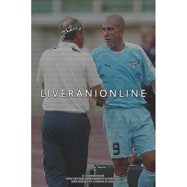 Roma 17/07/2005 Lazio-Tampere United Intertoto Cup Nella foto: Rossi Delio con DI Canio Paolo.* Ph Gianni Nucci/Agenzia Aldo Liverani