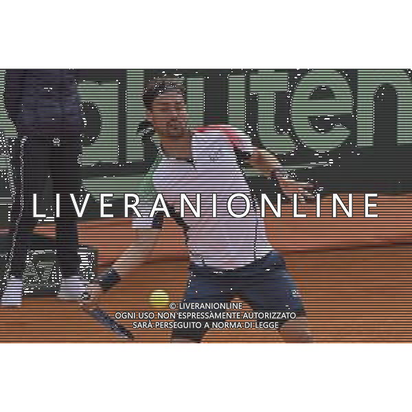 06-03-2020-PLAYOFF COPPA DAVIS ITALIA COREA DEL SUD, ITALIA, SARDEGNA, CAGLIARI, TENNIS CLUB MONTE URPINU. SINGOLO. NELLA FOTO: FABIO FOGNINI, ITALIA. SALVATORE MOI/AGENZIA ALDO LIVERANI SAS.