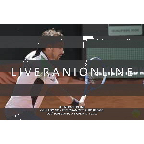 06-03-2020-PLAYOFF COPPA DAVIS ITALIA COREA DEL SUD, ITALIA, SARDEGNA, CAGLIARI, TENNIS CLUB MONTE URPINU. SINGOLO. NELLA FOTO: FABIO FOGNINI, ITALIA. SALVATORE MOI/AGENZIA ALDO LIVERANI SAS.