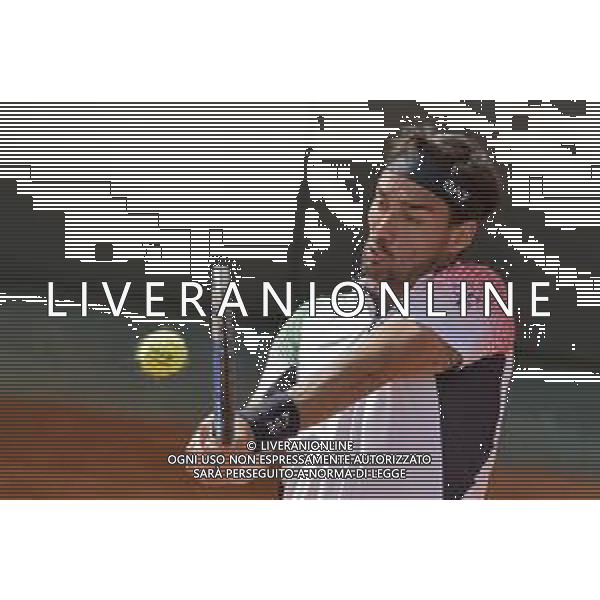 06-03-2020-PLAYOFF COPPA DAVIS ITALIA COREA DEL SUD, ITALIA, SARDEGNA, CAGLIARI, TENNIS CLUB MONTE URPINU. SINGOLO. NELLA FOTO: FABIO FOGNINI, ITALIA. SALVATORE MOI/AGENZIA ALDO LIVERANI SAS.